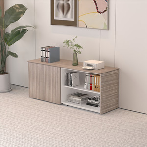Meuble de rangement de bureau moderne avec étagères ouvertes, armoire de classement, armoire de rangement, armoires de bureau - Product Image 4