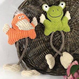 Jouet à mâcher couineur durable pour chien, design grenouille et canard, en peluche, jouet interactif pour animaux de compagnie, vente en gros - Product Image 4