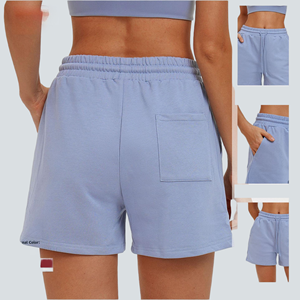 Shorts de sport et de yoga pour femmes, effet push-up, coupe droite, multicolores, invisibles, de <span class=keywords><strong>luxe</strong></span>, nouveauté, pour l'hiver, à prix abordable - Product Image 5