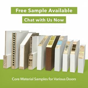 ประตูไม้เนื้อแข็งสีขาวพื้นฐานเคลือบกันน้ำแบบโมเดิร์น สำหรับใช้ภายในอพาร์ทเมนต์และบ้านพักตากอากาศ - Product Image 4