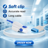 Sonde SpO2 à pince digitale pour adulte 11 broches compatible GE Healthcare Solar 7000 ProCare 300 pour usage hospitalier