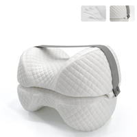 Coussin de genou en mousse à mémoire de forme, coussin ergonomique orthopédique pour les jambes, soutien ergonomique pour le dos, les hanches, les genoux, soulagement de la douleur sciatique