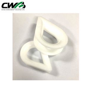 Dedal de plástico blanco para cuerdas de alambre, 12mm, 16mm, disponible - Product Image 6