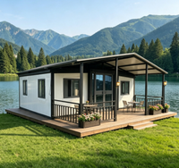 Bureau modulaire préfabriqué pliable de 20 pieds, design moderne, prêt à l'emploi, maison extensible