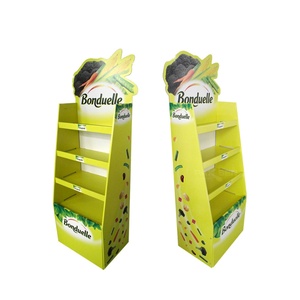 Exhibidores de Dulces para Supermercado, Estantes Independientes para Snacks, Exhibidores de Cartón Corrugado para Café - Product Image 5