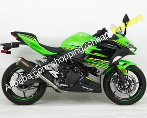 Fairings For Kawasaki Ninja 400 2018 2019 2020 Ninja400 Ninja-400 18 19 20 Green Black Gray ABS Bodywork Fairing Kit