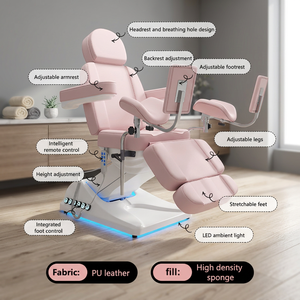 Cama de Fisioterapia Eléctrica de Alta Calidad, Mesa Quiropráctica Motorizada Multiposición, Silla Facial Ajustable para Salón con Calefacción - Product Image 1