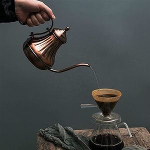 Macchina da caffè tè caffè bollitore in acciaio inox bocca Fine a collo di cigno <span class=keywords><strong>caffettiera</strong></span> beccuccio lungo versare sopra la flebo - Product Image 3