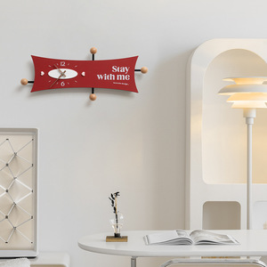 Wozoom <b>Wall</b> <b>Clock</b> Irregular Shape Battery Powered Simple Elegant Living Room <b>Decor</b> - Product Image 1