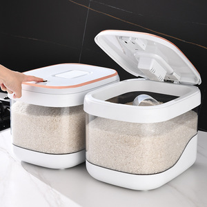 Rice <b>Storage</b> <b>Container</b> 10L Flip Top Sealed Moisture Proof For <b>Kitchen</b> Use - Product Image 1