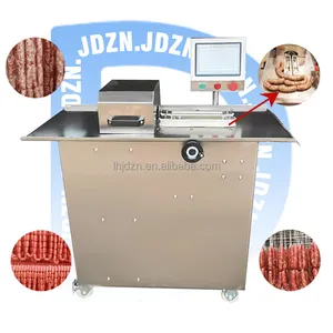 Otomatik endüstriyel hidrolik Hot Dog tavuk sosis doldurma iticiler Maker dolgu yapma dolum makinası ekipmanları fiyat