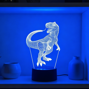 Room 3D Decor Home Lamp 16 Colors Changing Dinosaur Night <b>Light</b> WithBoys Kids Birthday Remote and Touch Control for - Product Image 3
