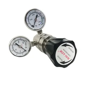 High Purity 4000psi Gas Pressure Regulator High Pressure 6000psi Nitrogen Lab Gas Regulator