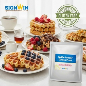 Premezcla para Waffles Crujientes Sin Gluten Hecha en Taiwán para Tiendas de Postres - Product Image 1