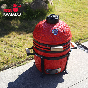Parrilla Kamado de Cerámica de 16 Pulgadas para Horno y Ahumador, para Cocina Exterior, Pizza, Repostería y Jardín, Venta al por Mayor OEM - Product Image 1