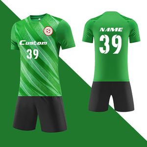 批发无标志高品质升华足球服套装数码印花足球定制足球服支持定制 - Product Image 6