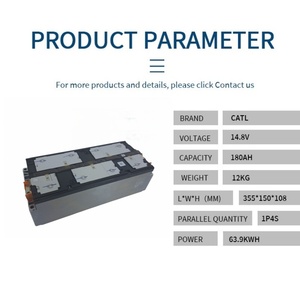 Module de batterie lithium-ion NCM CATL 1P4S 14,8V 153Ah 174Ah 177Ah <span class=keywords><strong>180Ah</strong></span> pour remplacement de batterie EV Nissan Leaf, service OEM ODM - Product Image 2