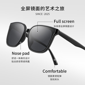 Elegantes Gafas de Sol Negras para Mujer 19478 UV400 Lentes Polarizadas TAC Protección Solar para Exteriores Conducción Ciclismo - Product Image 5