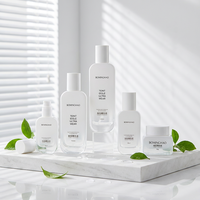 Pot en verre carré opaque épaissi de 50 ml pour soins de la peau, avec bouchon à vis huilé, givré et sérigraphié, pour crème visage protectrice