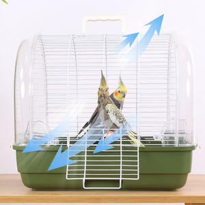Produits pour animaux de compagnie, petite cage à oiseaux avec poignée pour la maison ou les voyages, fournitures pour oiseaux, cage à hamster - Product Image 5