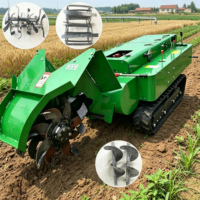 New Hot Sale Multi-functional Agriculture Cultivators Remote Control Tiller Cultivator Farm Management Machine for Drought Use