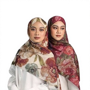 Pañuelo Hijab de Pashmina con Estampado Floral de Lujo, Venta al por Mayor, Estampado Digital Premium, Bufanda Musulmana Suave y Ligera de Chifón para Mujer - Product Image 4