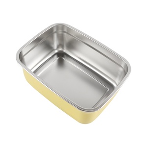 Bán Buôn Kích Thước Lớn <span class=keywords><strong>Container</strong></span> Thực Phẩm 2500Ml Lưu Trữ Hộp Thép Không Gỉ Hàn Quốc Kim Chi Hộp Thực Phẩm Lưu Trữ <span class=keywords><strong>Container</strong></span> Với Xử Lý - Product Image 6