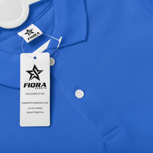 เสื้อโปโลผ้าฝ้ายถักแขนสั้นของผู้ชายเสื้อถักแบบสวมหัวสายเคเบิลสีทึบออกแบบโลโก้100% ได้ตามต้องการ - Product Image 1