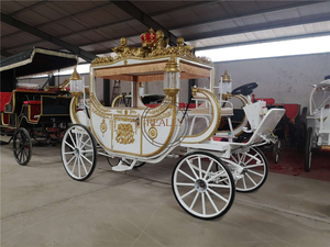 OEM Carroza Eléctrica Turística Más Vendida, Carroza Real para Caballos, Remolque para Carroza - Product Image 5