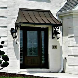 Металлический тент от производителя, железный навес, чугунные кронштейны, дизайн, китайский ветрозащитный чугун и сталь, Индивидуальный размер 30-40 дней - Product Image 2