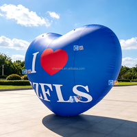 Riesiger Aufblasbarer Herz-Ballon Individuelles Liebesschild für Valentinstag Hochzeit Party Outdoor-Event Dekoration