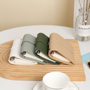 Carnet promotionnel en cuir PU M5 – Cadeau idéal, carnet de lecture à feuilles mobiles, petit carnet portable - Product Image 5