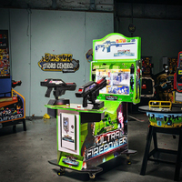 Machine de Jeu Vidéo d'Arcade 3-en-1 à Monnayeur avec Support Anglais pour 2 Joueurs à Vendre