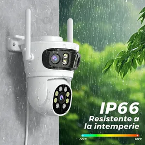 <span class=keywords><strong>Camera</strong></span> an ninh IP ngoài trời Tuya ba ống kính PTZ WiFi Full HD ba màn hình, tự động theo dõi AI, không dây, giám sát video <span class=keywords><strong>CCTV</strong></span> - Product Image 3