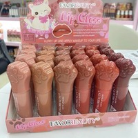 Gloss à lèvres mat aux fruits mignons en gros, Gloss à lèvres hydratant et repulpant, Rouge à lèvres en gros pour enfants, Marque privée