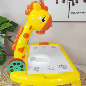 Tableau de <span class=keywords><strong>dessin</strong></span> projecteur LED en plastique, design girafe de <span class=keywords><strong>dessin</strong></span> animé, jouet éducatif pour les enfants de 2 à 4 ans, ABS écologique - Product Image 2