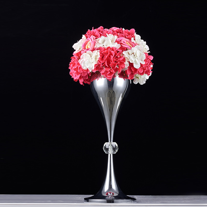 Wedding Table Vase Wedding Decoration Centerpieces Table Metal Trumpet