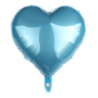 Ballons en feuille d'aluminium en forme de cœur de 18 pouces, couleur unie, multicolores, pour décorations de mariage, anniversaire, Saint-Valentin