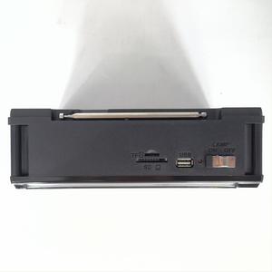 Radio portable rechargeable vintage FM AM SW 3 bandes avec connexion Bluetooth, lecteur MP3 USB TF et lampe torche, radio multibandes - Product Image 3