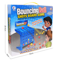 Jeu de tir de bureau pour deux joueurs, amusant, avec quatre balles connectées, mini, portable, projection rebondissante