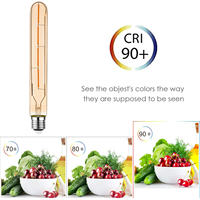 Fabricant d'ampoules à Filament Led rétro T185 T225 T300 ampoule à Tube Led E27 2w 3w 4w 6w 8w 220v lumière de flamme pour éclairage de lustre