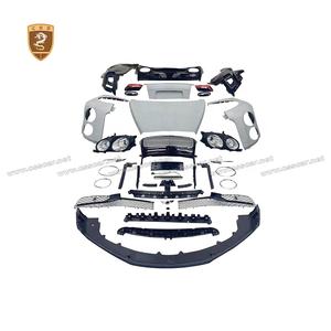 Pour Bentley Flying Spur Facelift, style ancien vers nouveau, kit carrosserie en fibre de verre, pare-chocs avant, pare-chocs arrière - Product Image 2