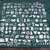 2024 nouveau 50 pièces aléatoire métal matrices de découpe pour Scrapbooking pochoirs bricolage artisanat papier Album cartes faisant découpé