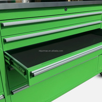 Système de rangement de garage, établi en acier de 55 pouces avec 10 tiroirs, armoire à outils roulante avec outils