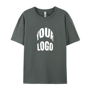 Custom Retro Oversized Heavyweight Cotton T-<b>Shirt</b> for <b>Men</b> 270 GSM Knitted Fabric Eco-Friendly <b>Silk</b> Screen Printed Casual - Product Image 5