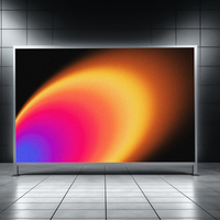 Écran LED d'affichage vidéo pour aéroports, centres commerciaux, salles d'exposition, P1.538, intérieur, couleur intégrale, 600CD, garantie 3 ans