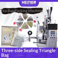 Machine d'emballage automatique de sachets de thé à trois côtés scellés, haute précision, pour l'emballage de boissons en papier et en plastique