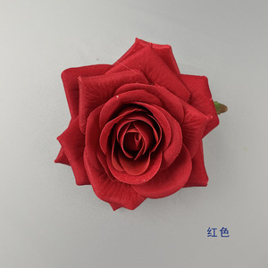 Rosas de Seda Artificiales de 10 cm de Diámetro, Decoración de Pared Realista, Accesorios de Fotografía para Exteriores, Decoración del Hogar - Product Image 3