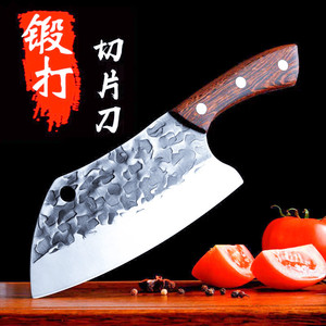 Cuchillo de cocina forjado, cuchillo para picar de estilo chino para el hogar, acero de tungsteno, cuchillo de estilo antiguo, acero al manganeso, para damas - Product Image 5