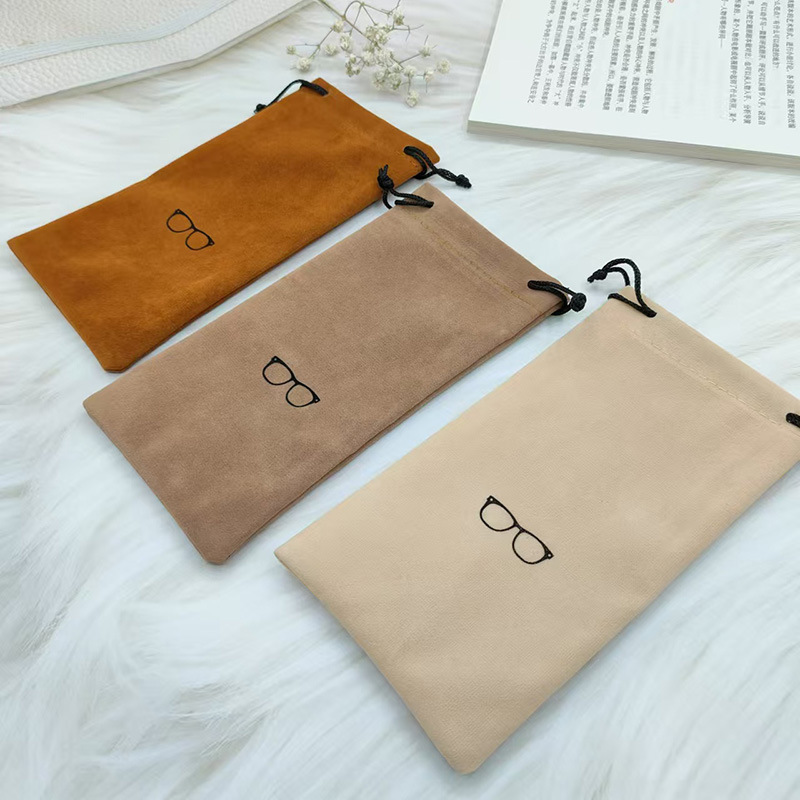 Portable Leather Sunglasses Bag Holder Glasses